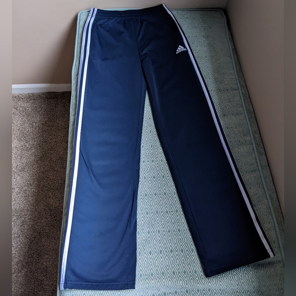 Adidas Navy Track Pants - Picture 1 of 13
